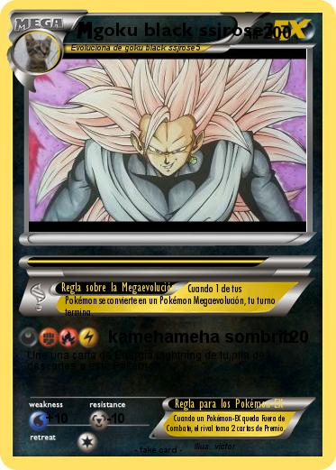 Pokemon goku black ssjrose3