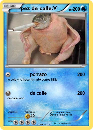 Pokemon pez de calle:V