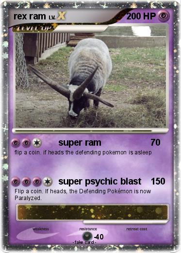 Pokemon rex ram