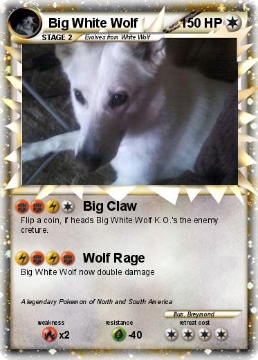 Pokemon Big White Wolf