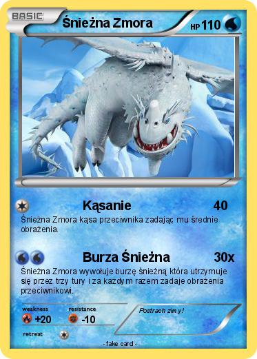 Pokemon Śnieżna Zmora