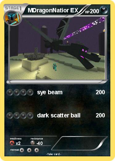 Pokemon MDragonNatior EX