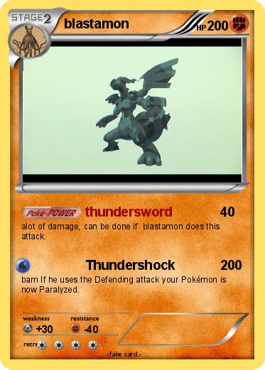 Pokemon blastamon