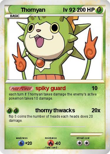 Pokemon Thornyan            lv 92