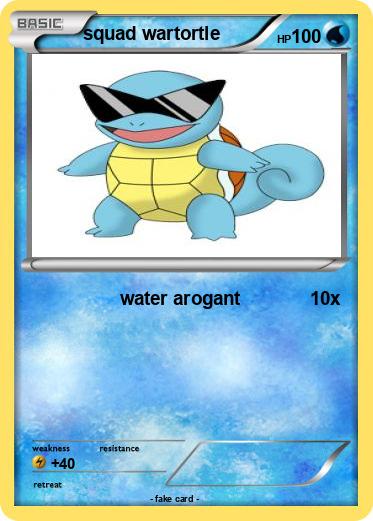 Pokemon squad wartortle