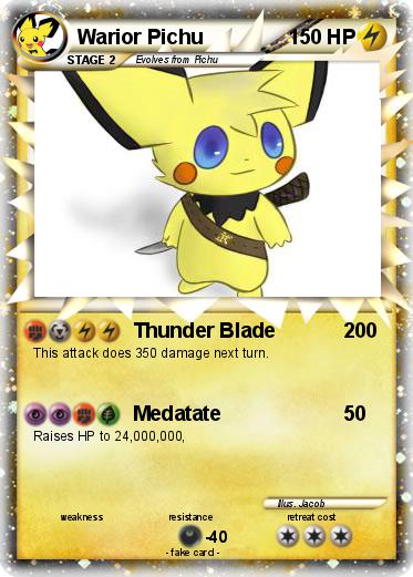 Pokemon Warior Pichu