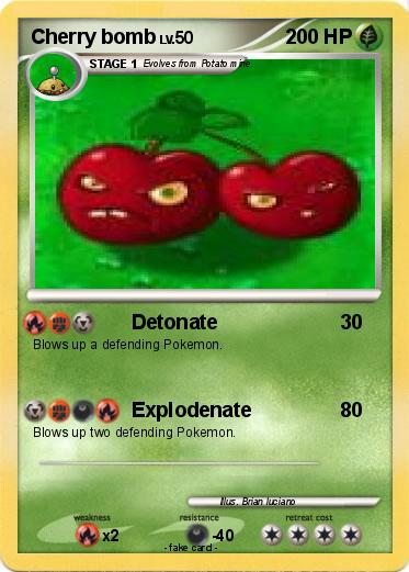 Pokemon Cherry bomb