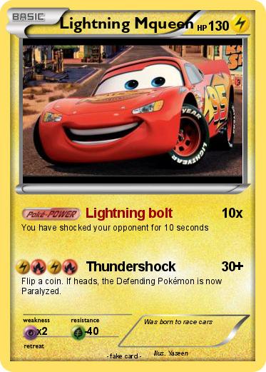 Pokemon Lightning Mqueen
