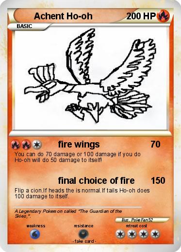 Pokemon Achent Ho-oh
