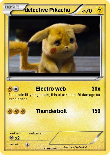 Pokemon detective Pikachu
