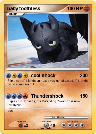 Pokemon baby toothless