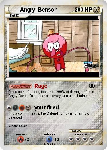 Pokemon Angry  Benson