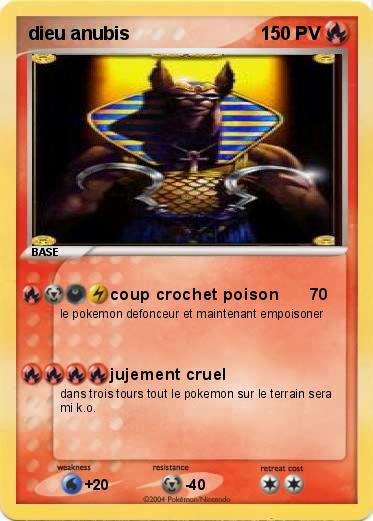Pokemon dieu anubis