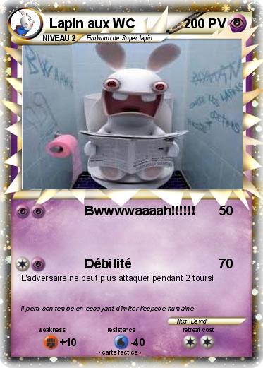 Pokemon Lapin aux WC