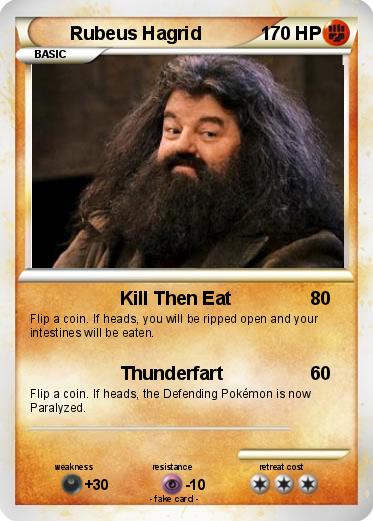 Pokemon Rubeus Hagrid