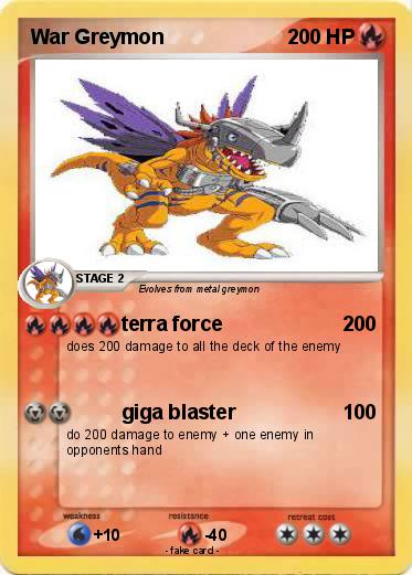 Pokemon War Greymon
