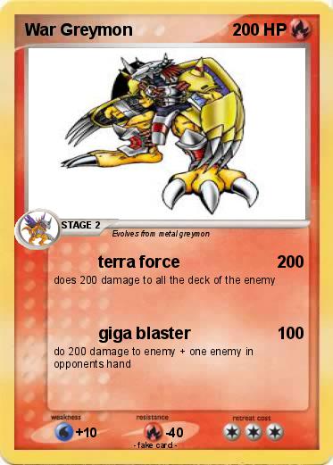 Pokemon War Greymon