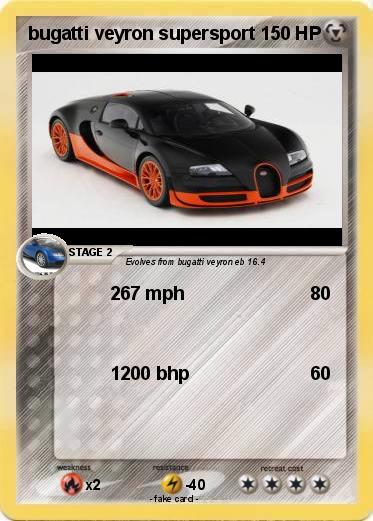 Pokemon bugatti veyron supersport
