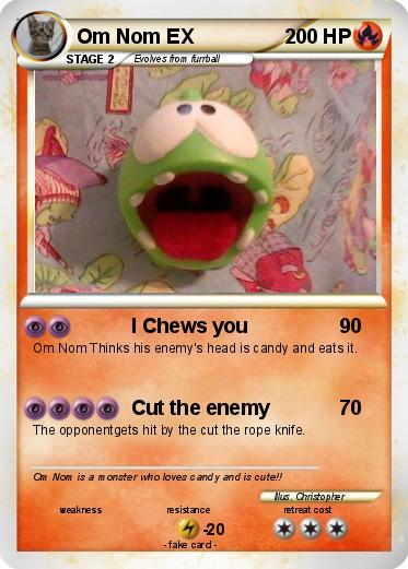 Pokemon Om Nom EX