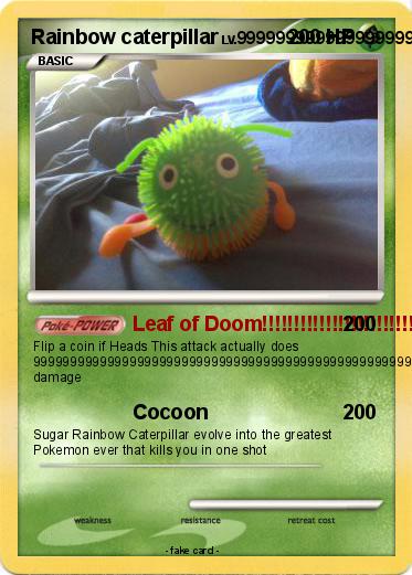 Pokemon Rainbow caterpillar