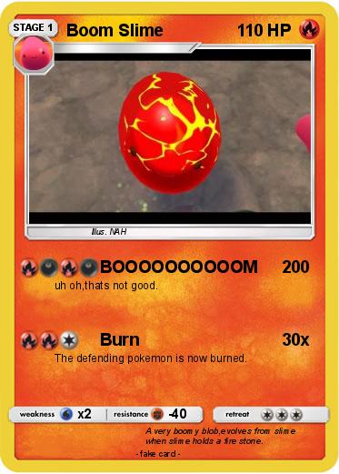Pokemon Boom Slime