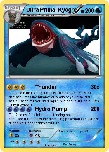 Pokemon Ultra Primal Kyogre