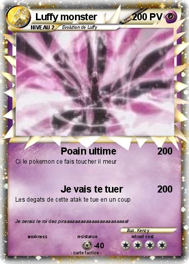 Pokemon Luffy monster