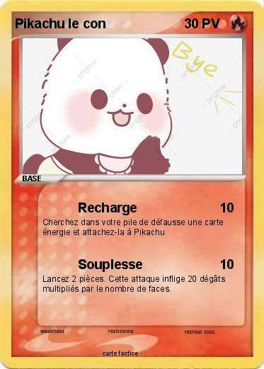 Pokemon Pikachu le con
