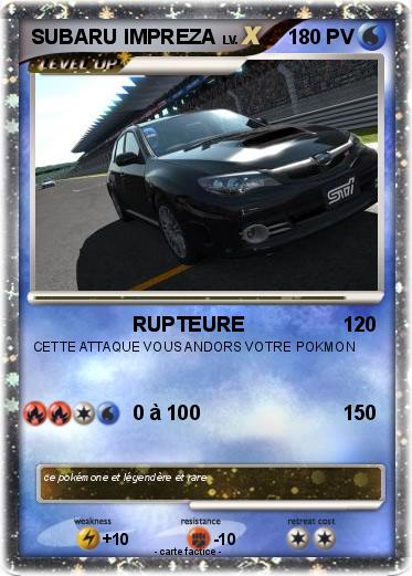 Pokemon SUBARU IMPREZA