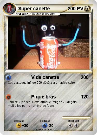 Pokemon Super canette