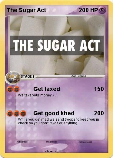 Pokemon The Sugar Act