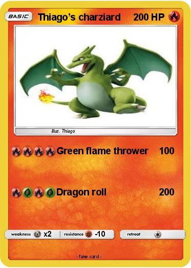 Pokemon Thiago’s charziard