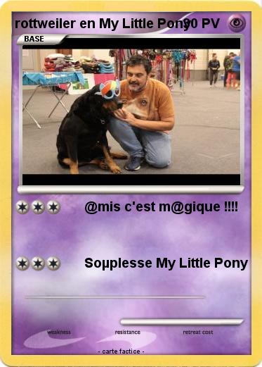 Pokemon rottweiler en My Little Pony