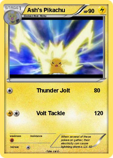 Pokemon Ash's Pikachu