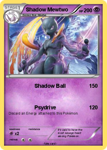 Pokemon Shadow Mewtwo