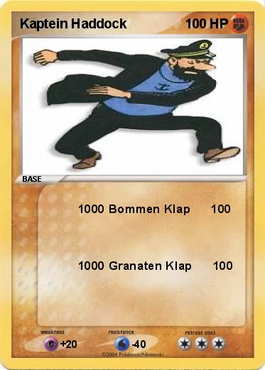 Pokemon Kaptein Haddock 