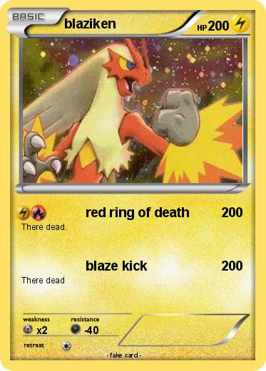 Pokemon blaziken