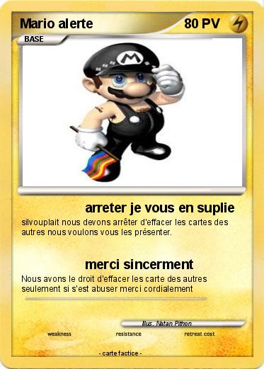 Pokemon Mario alerte