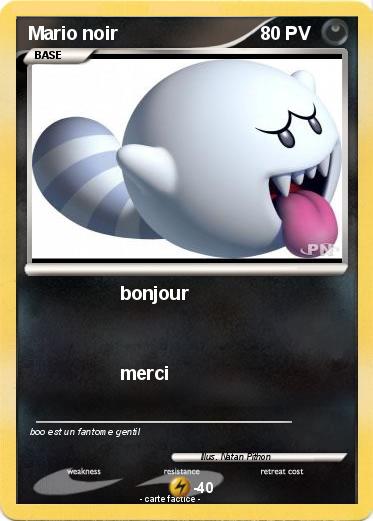 Pokemon Mario noir