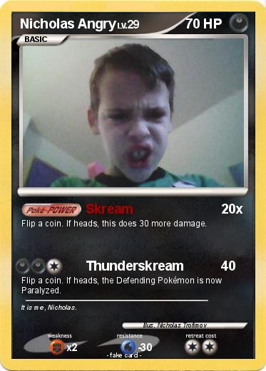 Pokemon Nicholas Angry