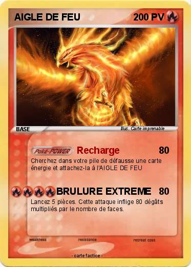 Pokemon AIGLE DE FEU