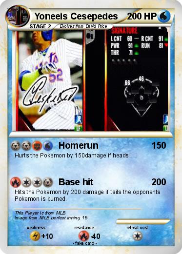 Pokemon Yoneeis Cesepedes