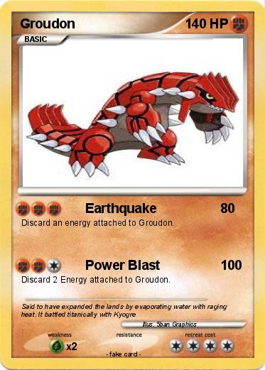 Pokemon Groudon