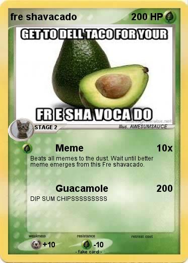 Pokemon fre shavacado