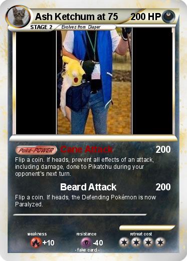 Pokemon Ash Ketchum at 75