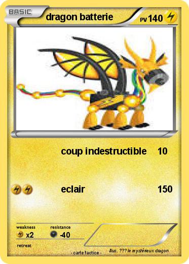 Pokemon dragon batterie