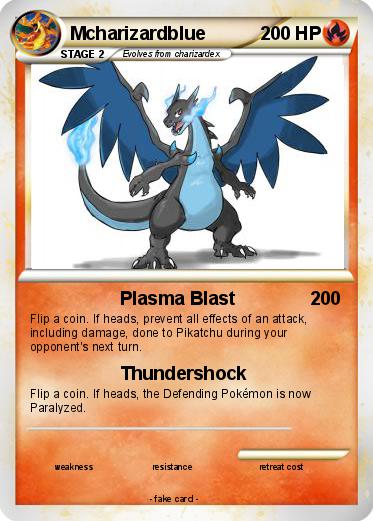 Pokemon Mcharizardblue