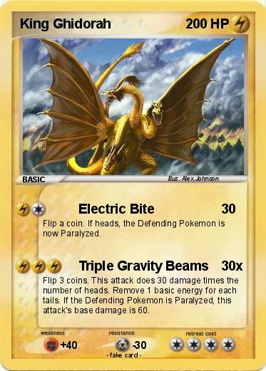Pokemon King Ghidorah