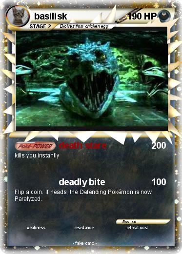Pokemon basilisk