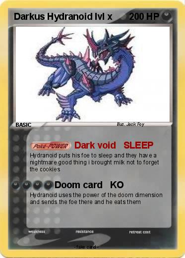 Pokemon Darkus Hydranoid lvl x